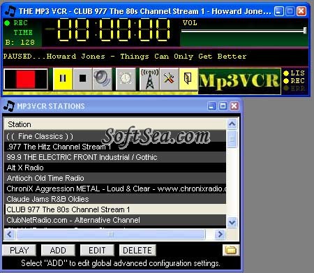 MP3 VCR Screenshot