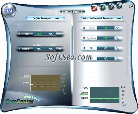 MSI Core Center Screenshot