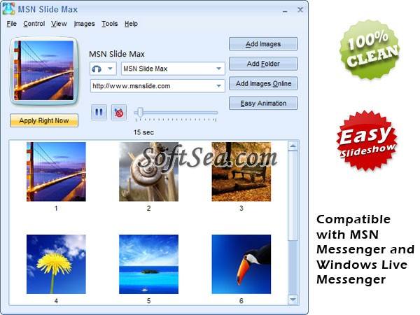 MSN Slide Max Screenshot