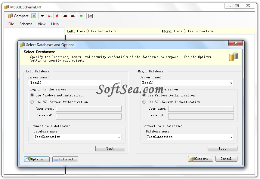 MSSQL.SchemaDiff Screenshot
