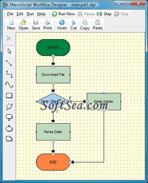 MacroScript Workflow Designer Screenshot