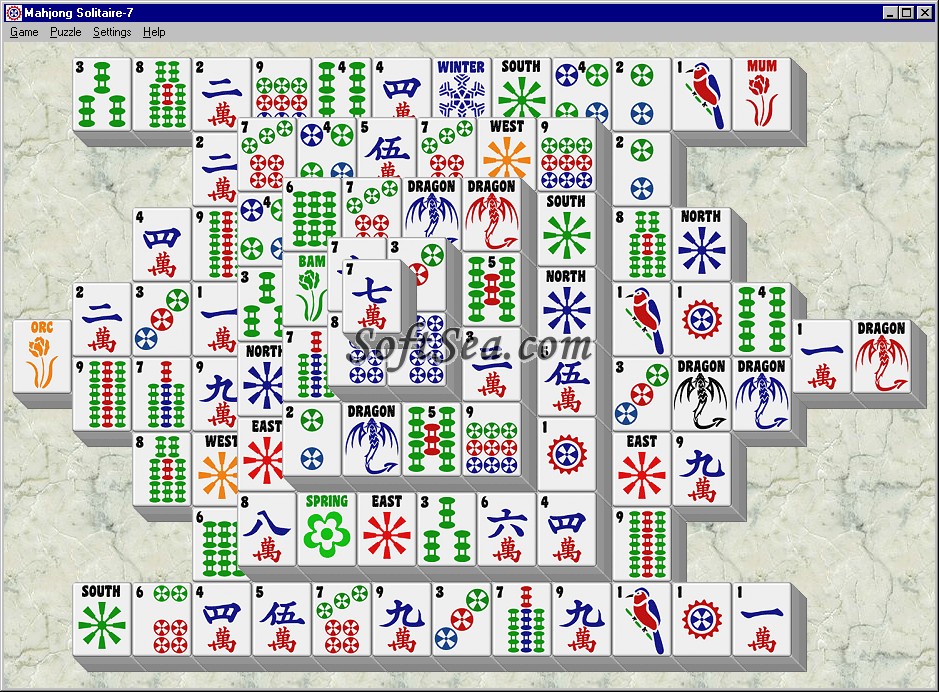 Mahjong Solitaire-7 Screenshot
