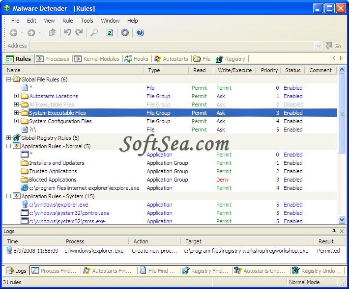 Malware Defender Screenshot
