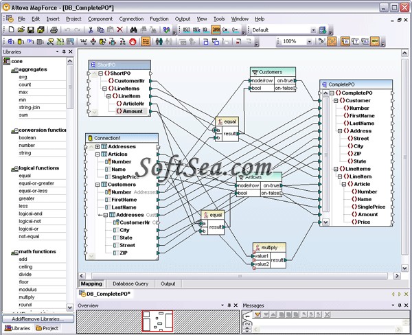 MapForce Professional Edition Screenshot