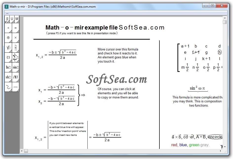 Math-o-mir Screenshot