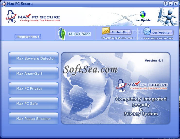 Max PC Safe Screenshot