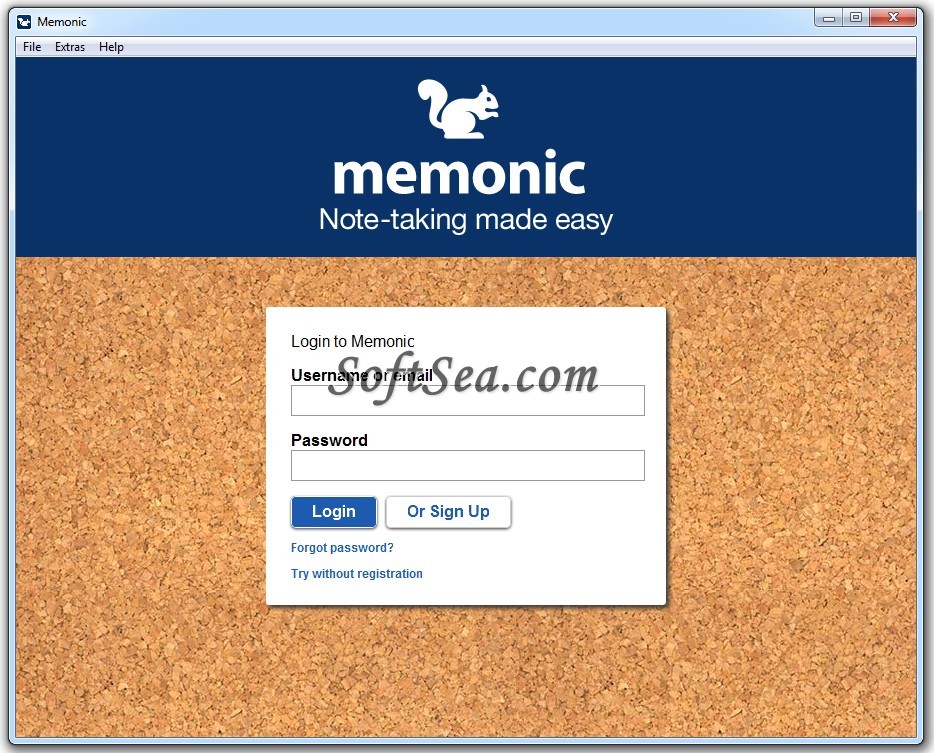 Memonic Desktop Screenshot