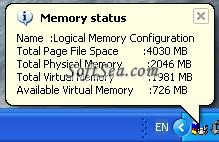 Memory Checker Screenshot