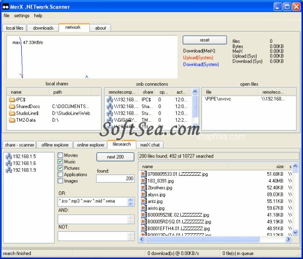 MerX .Network Scanner Screenshot