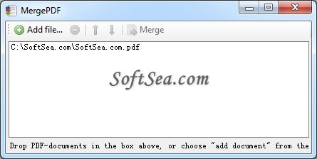 MergePDF Screenshot
