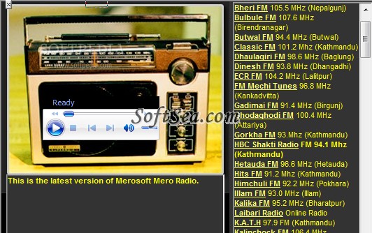 Mero Radio Screenshot