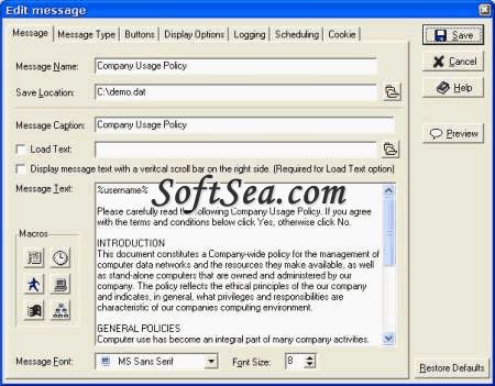 Message Manager Deluxe Screenshot