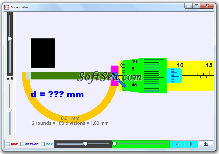 Micrometer Model Screenshot