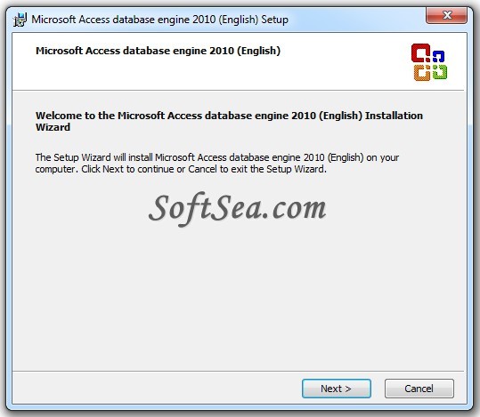 Microsoft Access Database Engine (64-bit) Screenshot