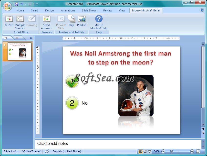 Microsoft Interactive Classroom Screenshot