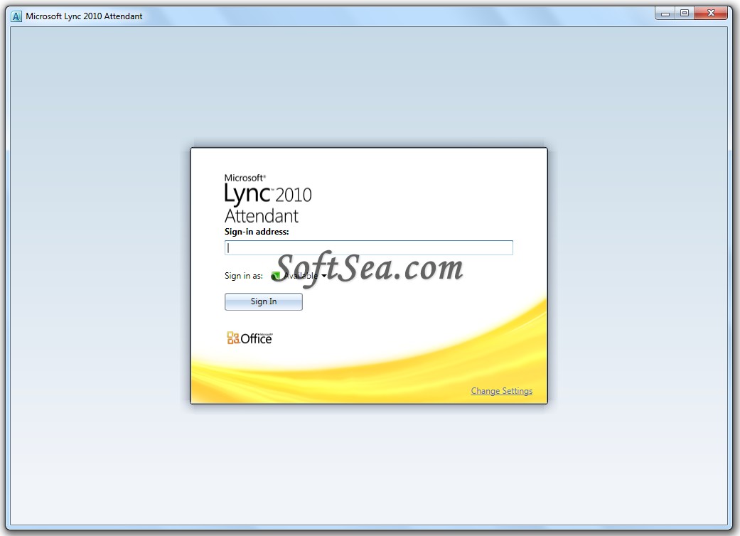 Microsoft Lync Attendee Screenshot
