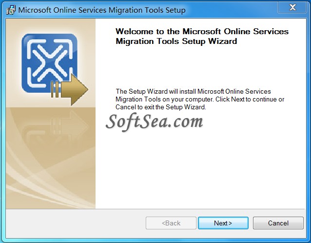 Microsoft Online Services Migration Tools Screenshot