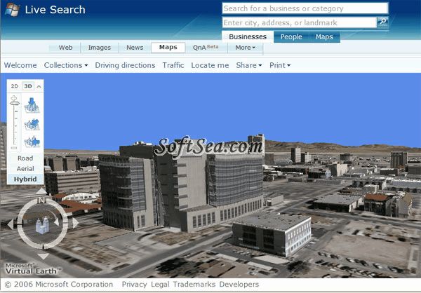 Microsoft Virtual Earth 3D Screenshot