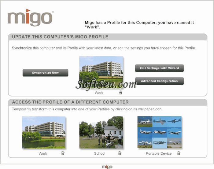 MigoSync Screenshot