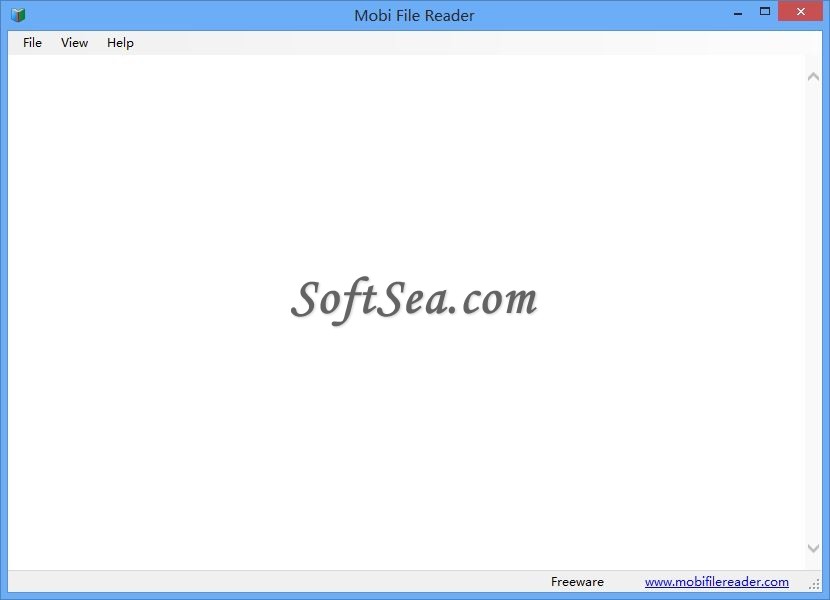 Mobi File Reader Screenshot