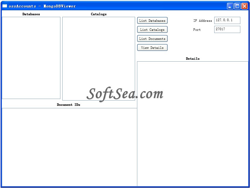 MongoDBViewer Screenshot