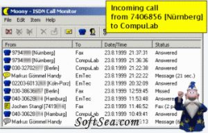 Moony ISDN Call Monitor Screenshot