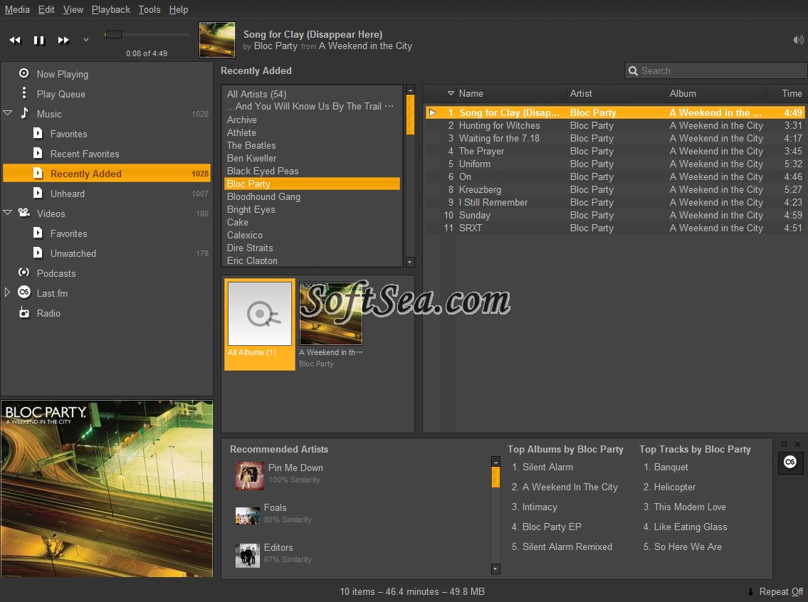 Moovida Media Player Screenshot