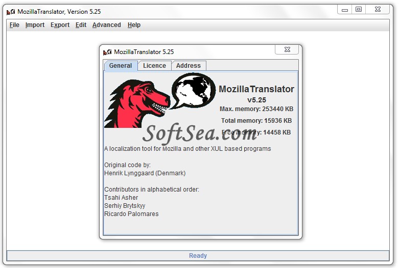 MozillaTranslator Screenshot