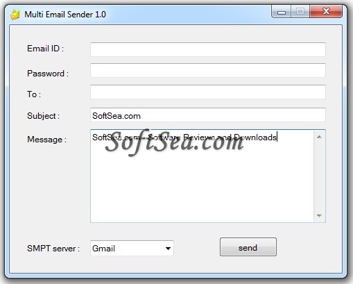 Multi Email Sender Screenshot