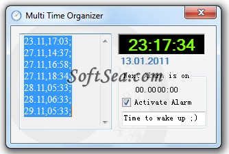 Multi Time Organizer Screenshot