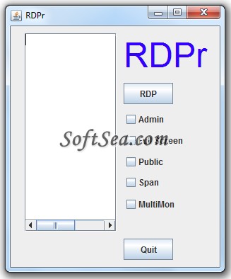 Multiple RDP launcher Screenshot