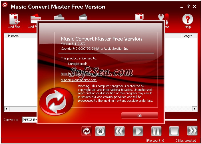 Music Convert Master Screenshot