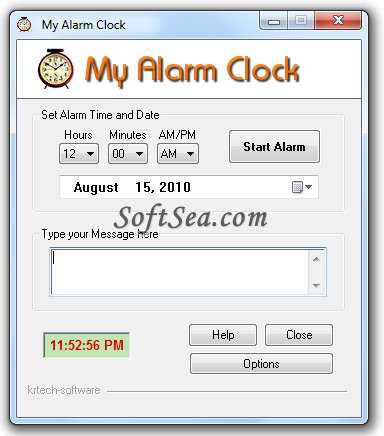 My Alarm Clock Screenshot