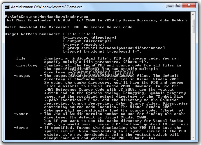 .NET Mass Downloader Screenshot