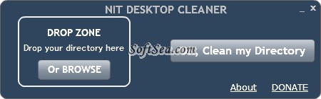 NIT Desktop Cleaner Screenshot