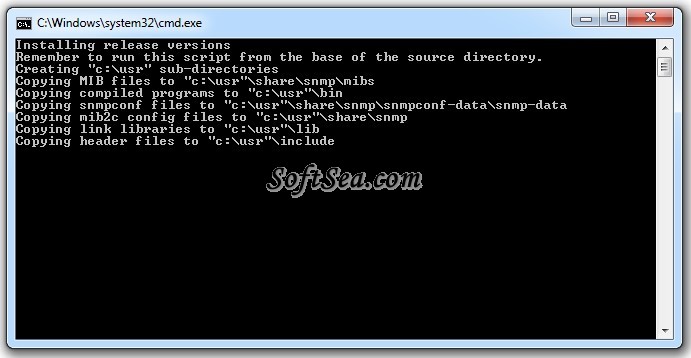 Net-SNMP Screenshot