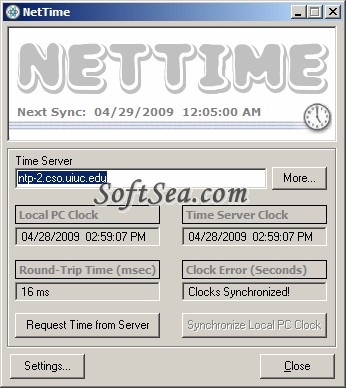 NetTime Screenshot