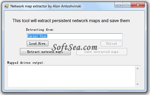 Network map extractor Screenshot
