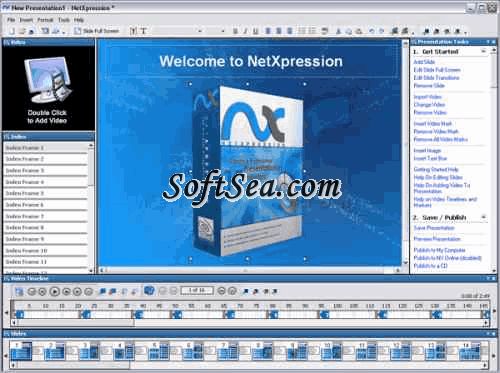 Netxpression Web Presentation Builder Screenshot