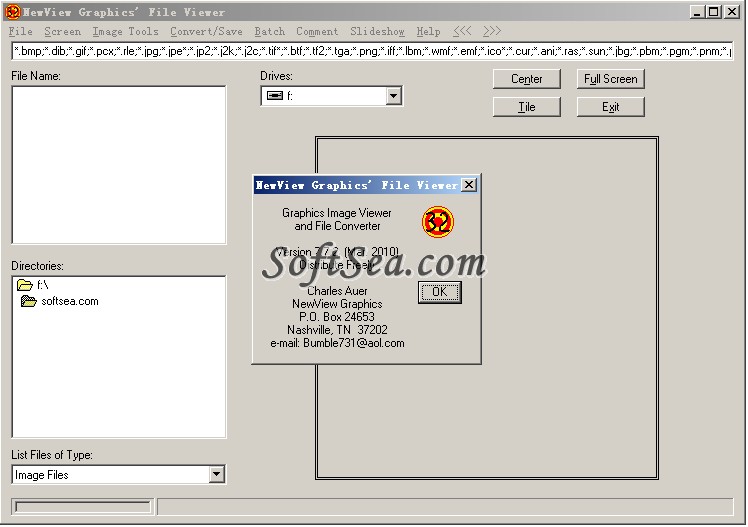NewView Graphics File Viewer Screenshot