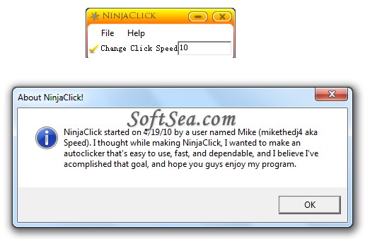NinjaClick Screenshot