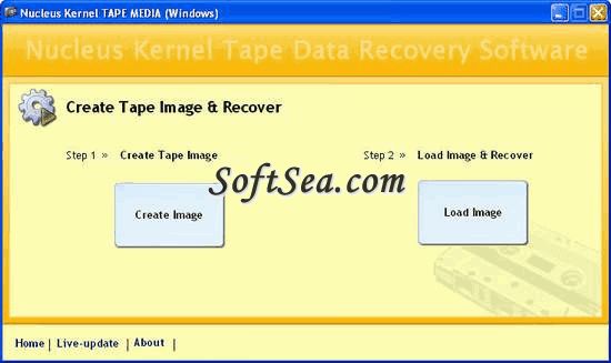 Nucleus Tape Recovery Software Screenshot