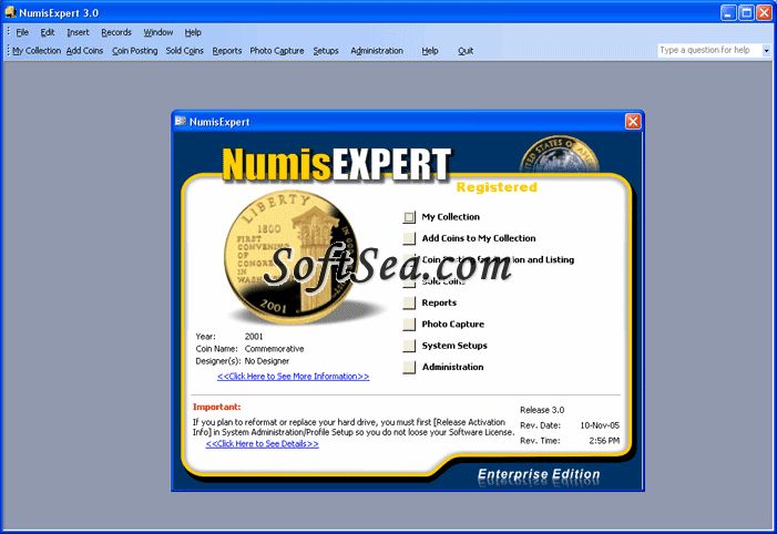 NumisExpert Collector Screenshot