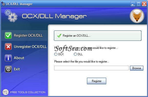 OCX/DLL Manager Screenshot