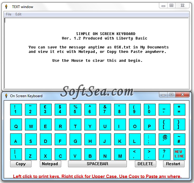 OS Keyboards Screenshot