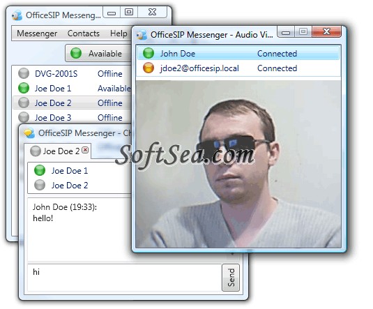 OfficeSIP Messenger Screenshot