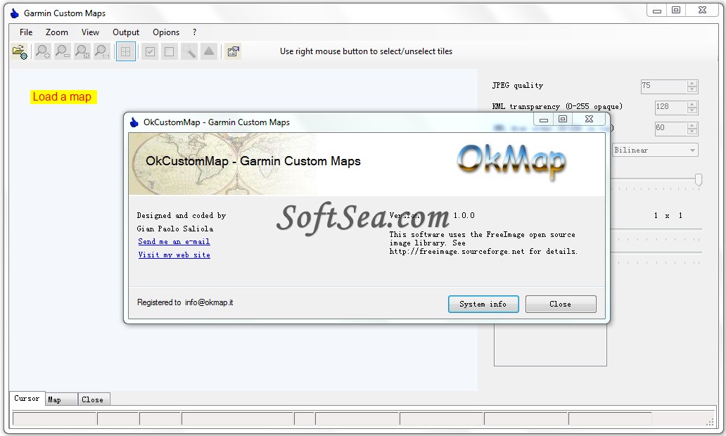 OkCustomMap Screenshot