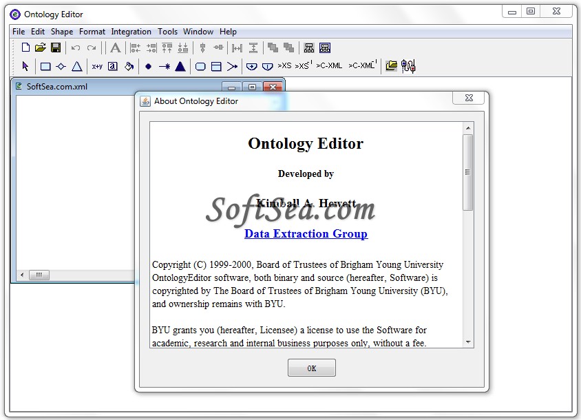 Ontology Editor Screenshot