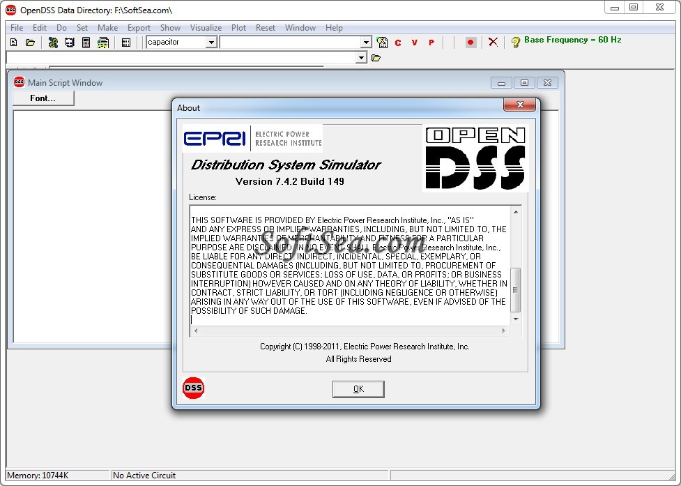 OpenDSS Screenshot