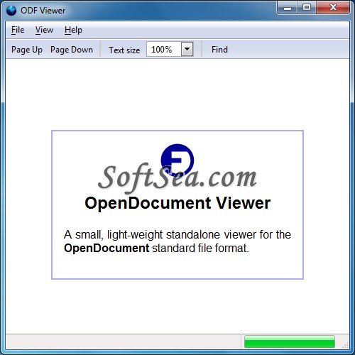 OpenDocument Viewer Screenshot